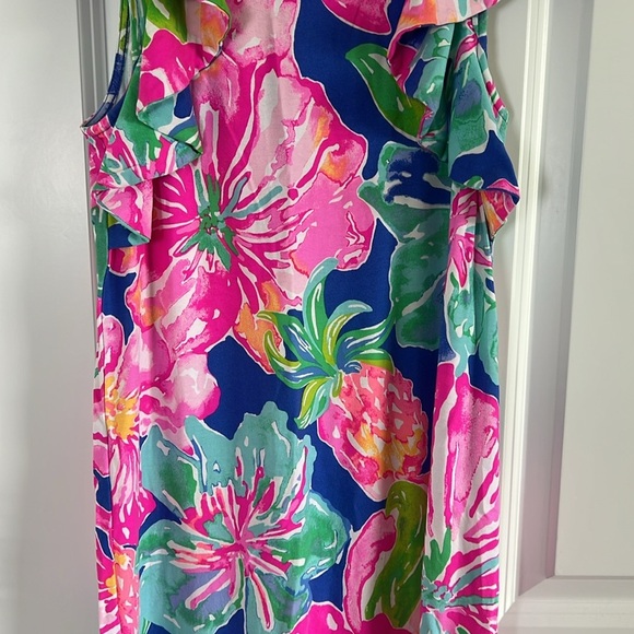 LILLY PULITZER Esmeralda Dress Jungle Utopia size XXS ($168) Ruffle - Picture 4 of 9